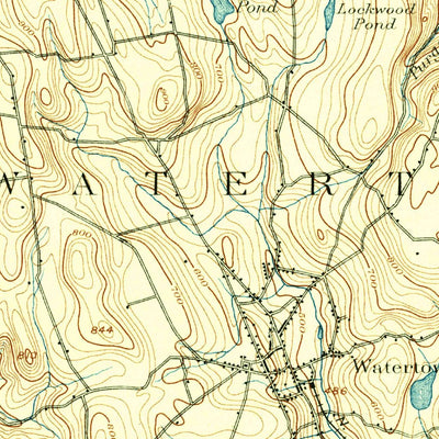 United States Geological Survey Waterbury, CT (1893, 62500-Scale) digital map