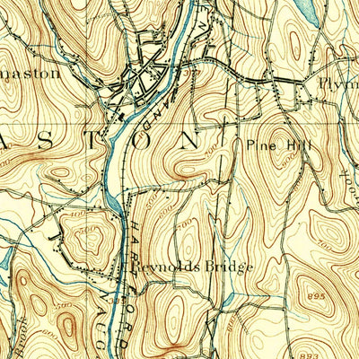 United States Geological Survey Waterbury, CT (1893, 62500-Scale) digital map