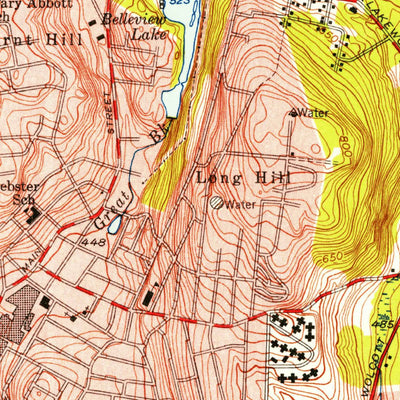 United States Geological Survey Waterbury, CT (1955, 24000-Scale) digital map