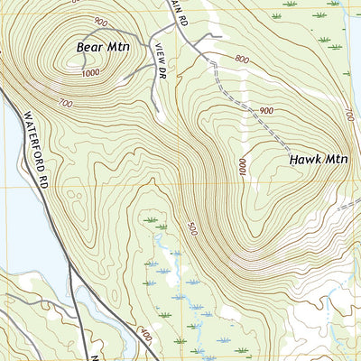 United States Geological Survey Waterford Flat, ME (2021, 24000-Scale) digital map