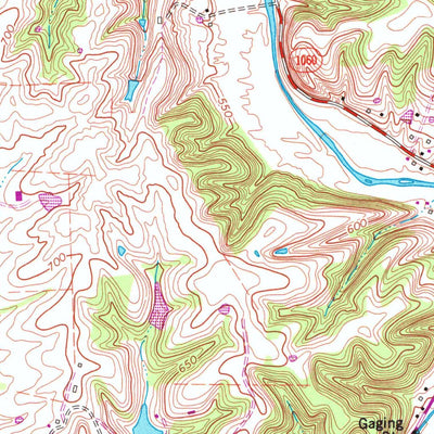 United States Geological Survey Waterford, KY (1981, 24000-Scale) digital map