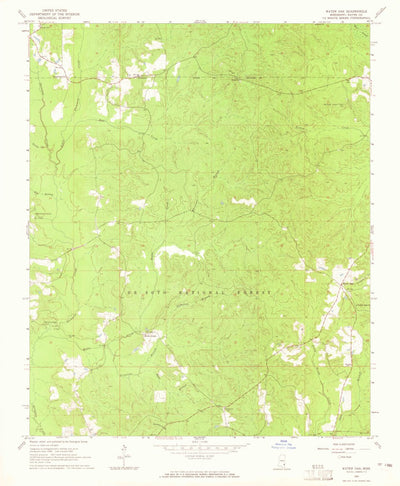 United States Geological Survey Waterford, MS (1964, 24000-Scale) digital map