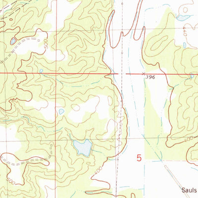 United States Geological Survey Waterford, MS (1982, 24000-Scale) digital map