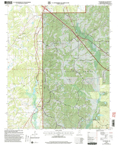 United States Geological Survey Waterford, MS (2000, 24000-Scale) digital map