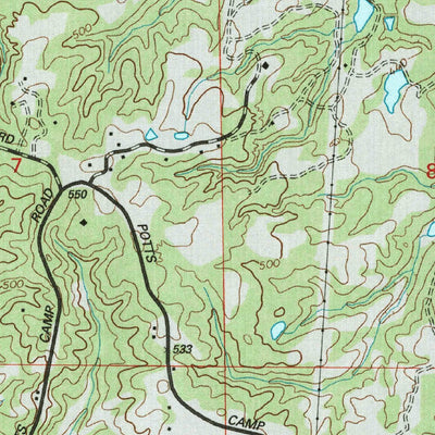 United States Geological Survey Waterford, MS (2000, 24000-Scale) digital map