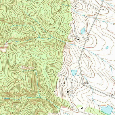 United States Geological Survey Waterford, VA-MD (1970, 24000-Scale) digital map