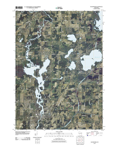 United States Geological Survey Waterford, WI (2010, 24000-Scale) digital map