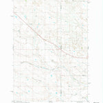 United States Geological Survey Waterhole Creek, MT-ND (1981, 24000-Scale) digital map