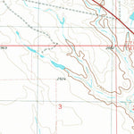 United States Geological Survey Waterhole Creek, MT-ND (1981, 24000-Scale) digital map