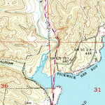 United States Geological Survey Waterloo, AL-MS (1953, 24000-Scale) digital map