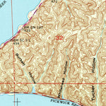 United States Geological Survey Waterloo, AL-MS (1953, 24000-Scale) digital map