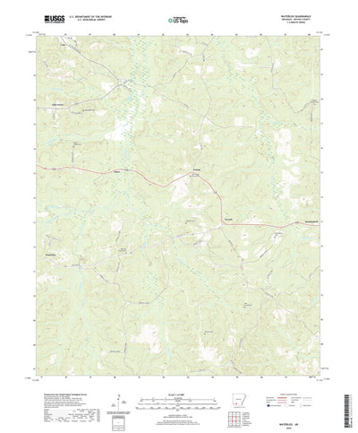 United States Geological Survey Waterloo, AR (2020, 24000-Scale) digital map