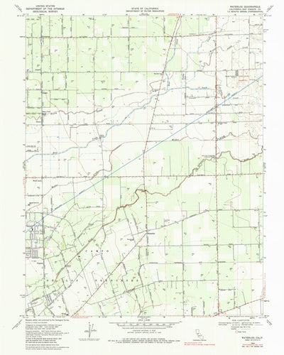 United States Geological Survey Waterloo, CA (1968, 24000-Scale) digital map