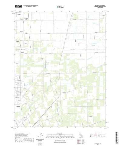 United States Geological Survey Waterloo, CA (2022, 24000-Scale) digital map