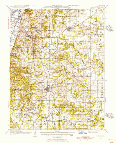 United States Geological Survey Waterloo, IL (1910, 62500-Scale) digital map
