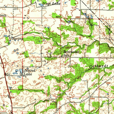 United States Geological Survey Waterloo, IL (1955, 62500-Scale) digital map
