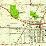 United States Geological Survey Waterloo, IN (1957, 24000-Scale) digital map
