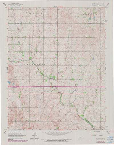 United States Geological Survey Waterloo, KS (1965, 24000-Scale) digital map
