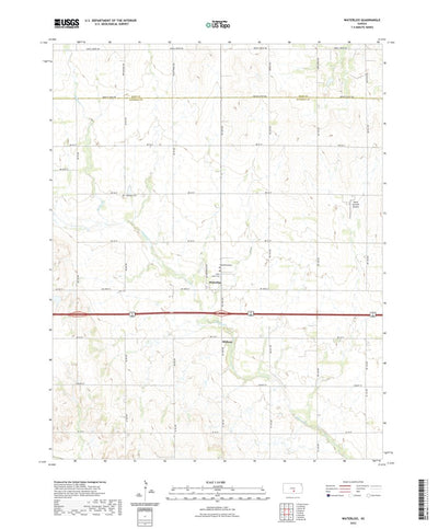 United States Geological Survey Waterloo, KS (2022, 24000-Scale) digital map