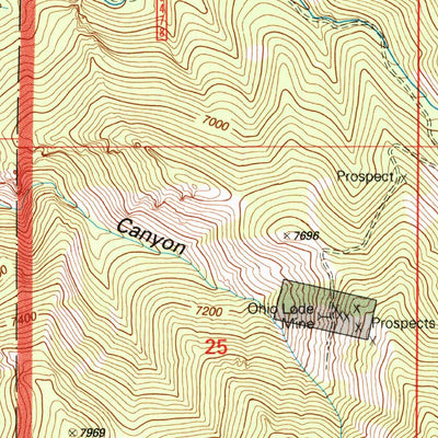 United States Geological Survey Waterloo, MT (1996, 24000-Scale) digital map