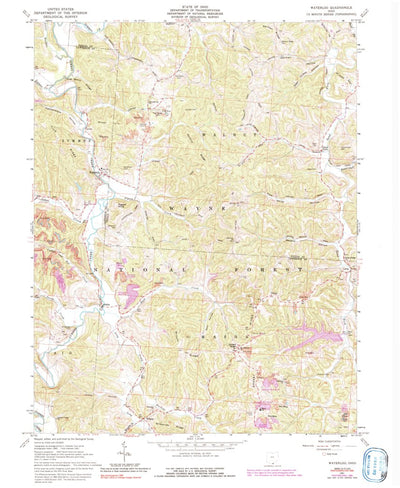 United States Geological Survey Waterloo, OH (1961, 24000-Scale) digital map