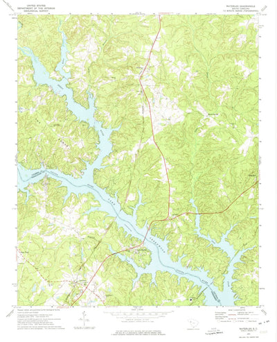 United States Geological Survey Waterloo, SC (1971, 24000-Scale) digital map