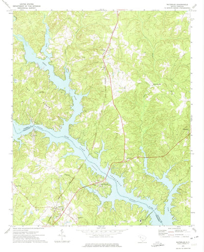 United States Geological Survey Waterloo, SC (1971, 24000-Scale) digital map