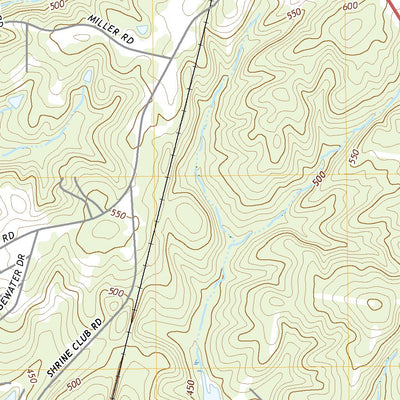 United States Geological Survey Waterloo, SC (2020, 24000-Scale) digital map