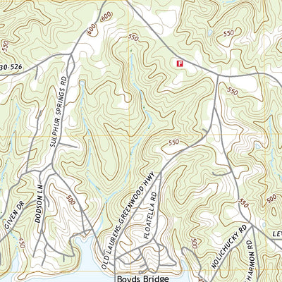 United States Geological Survey Waterloo, SC (2020, 24000-Scale) digital map