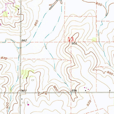 United States Geological Survey Waterloo South, IA (1963, 24000-Scale) digital map