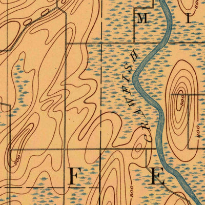 United States Geological Survey Waterloo, WI (1891, 62500-Scale) digital map