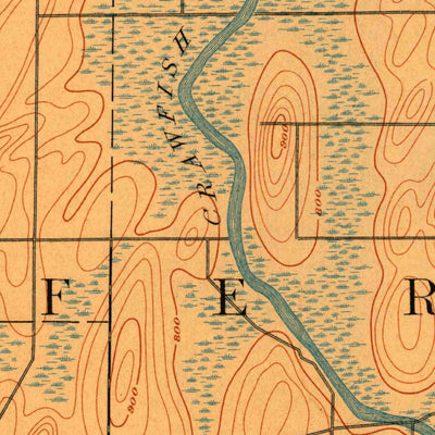 United States Geological Survey Waterloo, WI (1894, 62500-Scale) digital map