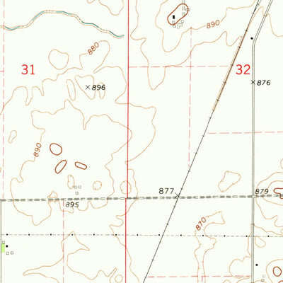United States Geological Survey Waterman, IL (1971, 24000-Scale) digital map