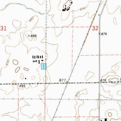 United States Geological Survey Waterman, IL (1994, 24000-Scale) digital map