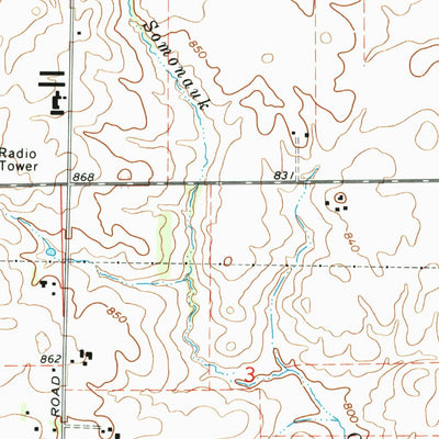 United States Geological Survey Waterman, IL (1994, 24000-Scale) digital map