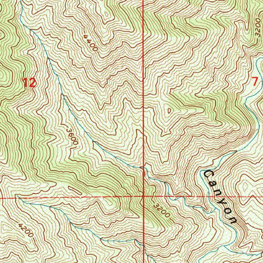 Waterman Mountain, CA (1995, 24000-Scale) Map by United States ...