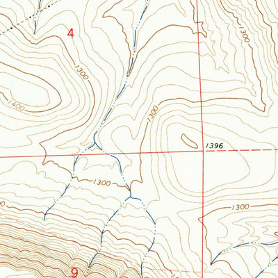United States Geological Survey Waterman, OR (1966, 24000-Scale) digital map