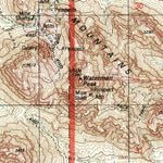 United States Geological Survey Waterman Peak, AZ (1996, 24000-Scale) digital map