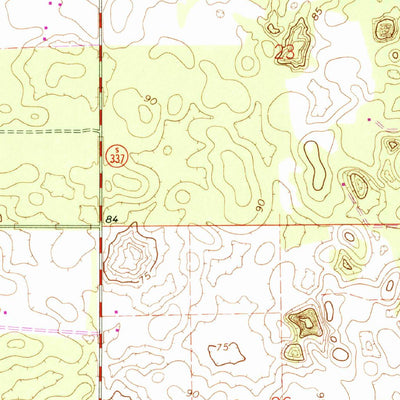 United States Geological Survey Waters Lake, FL (1968, 24000-Scale) digital map