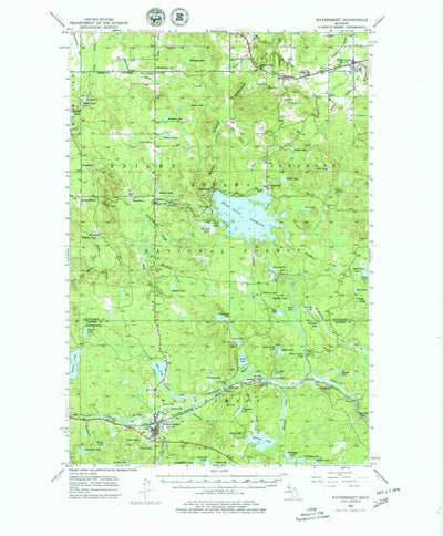 United States Geological Survey Watersmeet, MI (1952, 62500-Scale) digital map
