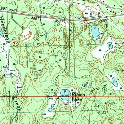 United States Geological Survey Watersmeet, MI (1982, 25000-Scale) digital map