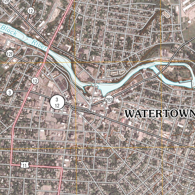 United States Geological Survey Watertown, NY (2010, 24000-Scale) digital map