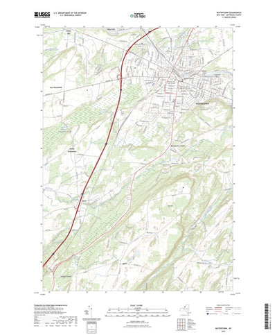 United States Geological Survey Watertown, NY (2023, 24000-Scale) digital map