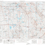 United States Geological Survey Watertown, SD-MN (1953, 250000-Scale) digital map