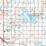 United States Geological Survey Watertown, SD-MN (1953, 250000-Scale) digital map