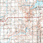 United States Geological Survey Watertown, SD-MN (1953, 250000-Scale) digital map