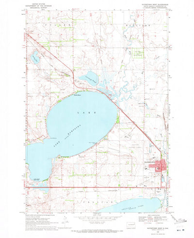United States Geological Survey Watertown West, SD (1969, 24000-Scale) digital map