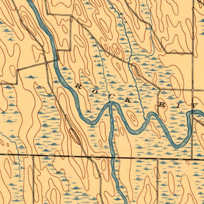 United States Geological Survey Watertown, WI (1892, 62500-Scale) digital map