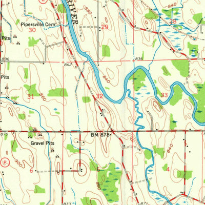 United States Geological Survey Watertown, WI (1959, 62500-Scale) digital map