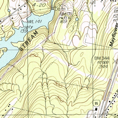 United States Geological Survey Waterville, ME (1982, 24000-Scale) digital map